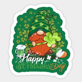 Cute Gnomies Happy St Patrick's Day Sticker